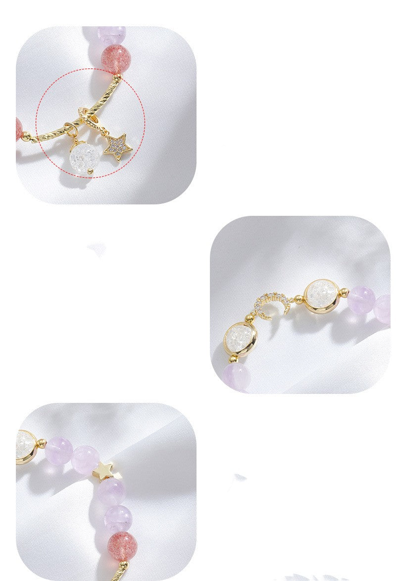 Lavendel Amethyst Armbänder für Frauen