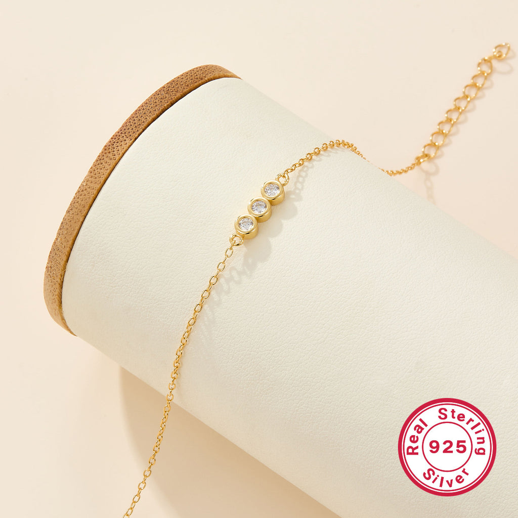 925 Silver Bracelet Women's European And American