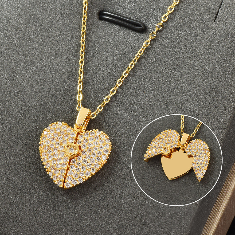 Damenmode Zirkon Offen und Schließendes Schlüsselbein-Collier