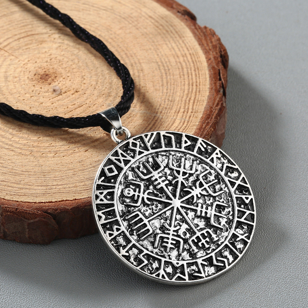 Antike Vintage Silber Runenkette