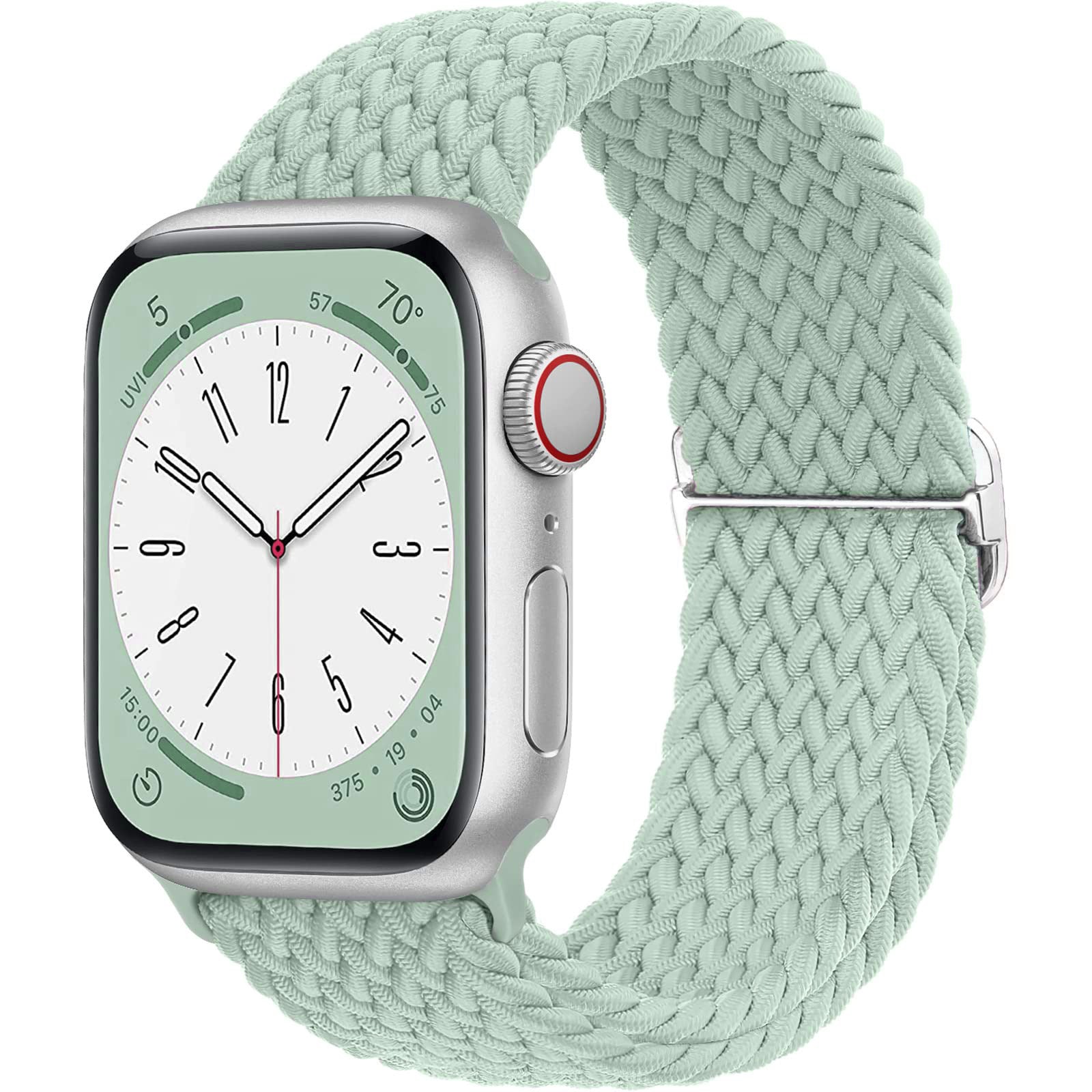 Correa de reloj ajustable de nailon trenzado