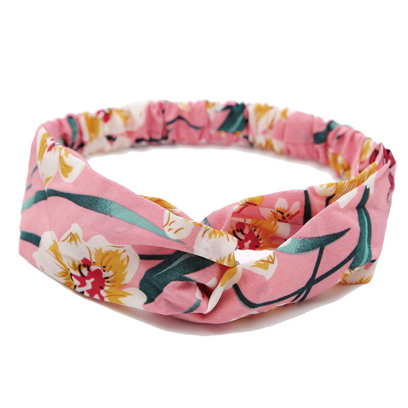 Women's Polka Dot Printed Bohemian Sweet Simple Hair Band