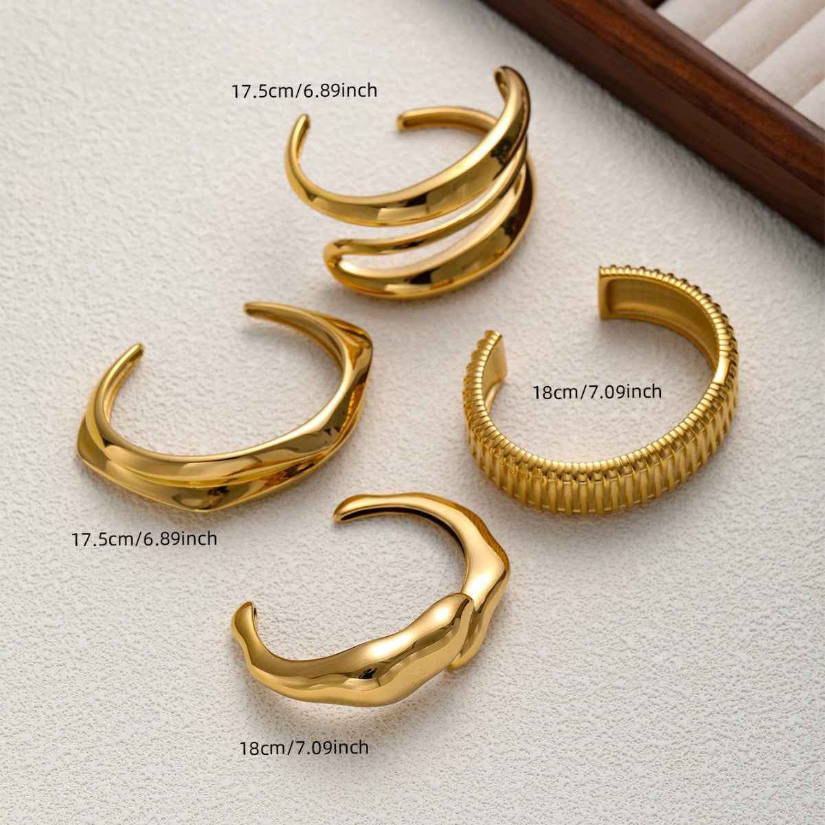 Titanium Steel C Open Round Bracelet