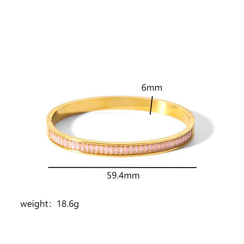 Pulsera de Acero Titanio Estilo Ins con Hebilla de Estrella de Seis Puntas