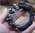 Men's Carrying Strap Retro Personalized Prajna Four Spine Parachute Cord Woven Handmade Bracelet