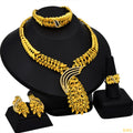 Women's Alloy 24k Jewelry Four-piece Set