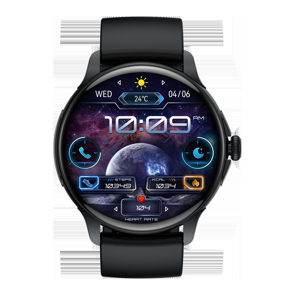 Smart Call Bluetooth HK49 Schlaf-Herzfrequenz-Blutzuckerüberwachung Wasserdichte Sportuhr
