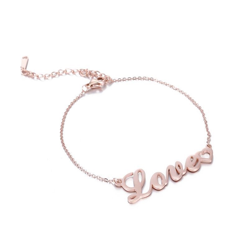 Pulsera personalizada de acero inoxidable con nombre para hacer tú mismo