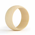 Flat Mouth Wide Embryo Log Bracelet Flat Wooden Bracelet