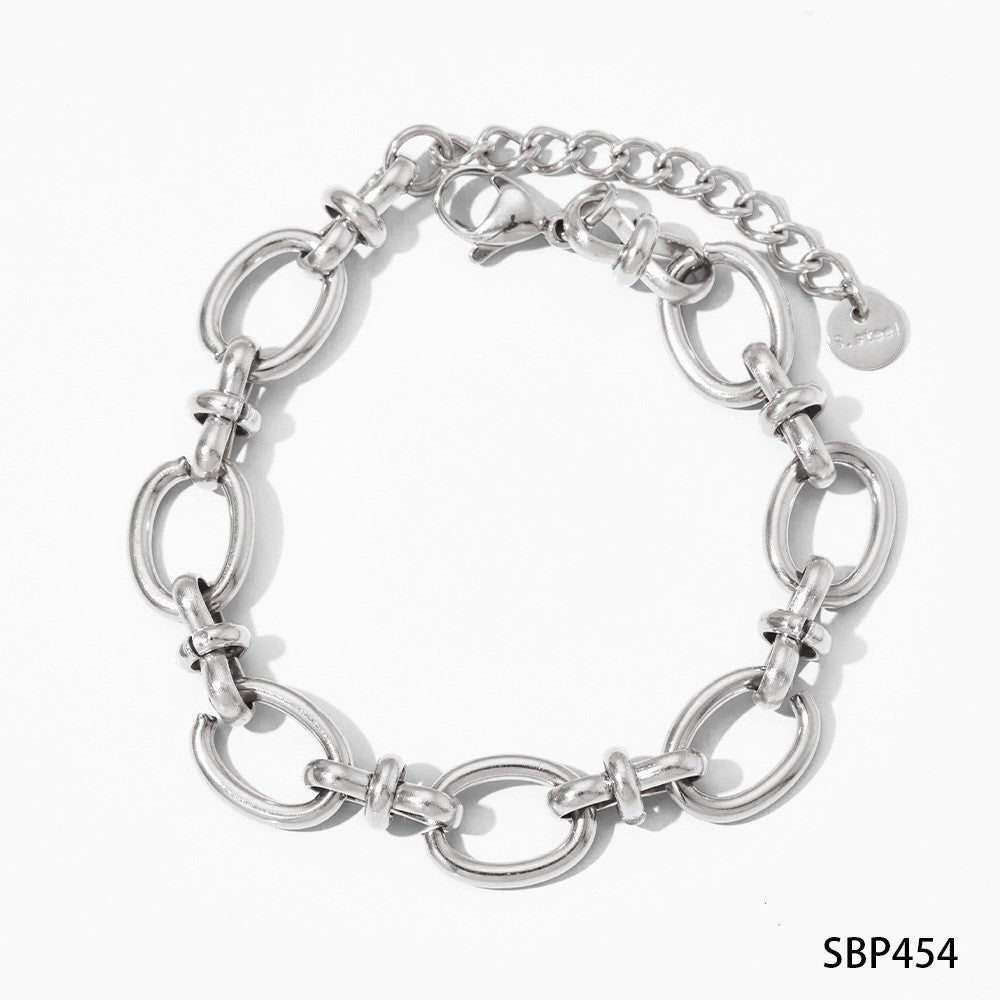 Juego de cinco pulseras retro de plata con cristales en forma de corazón para mujer, joyería de moda con geometría y símbolo infinito ajustable