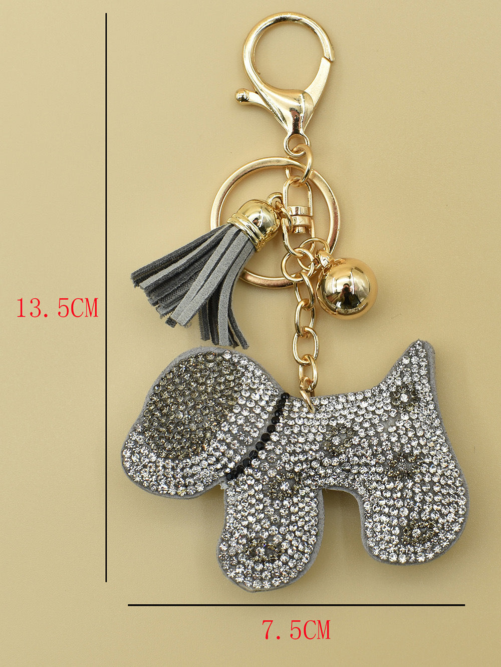 Elegante colgante de bolso con diseño de animal de dibujos animados