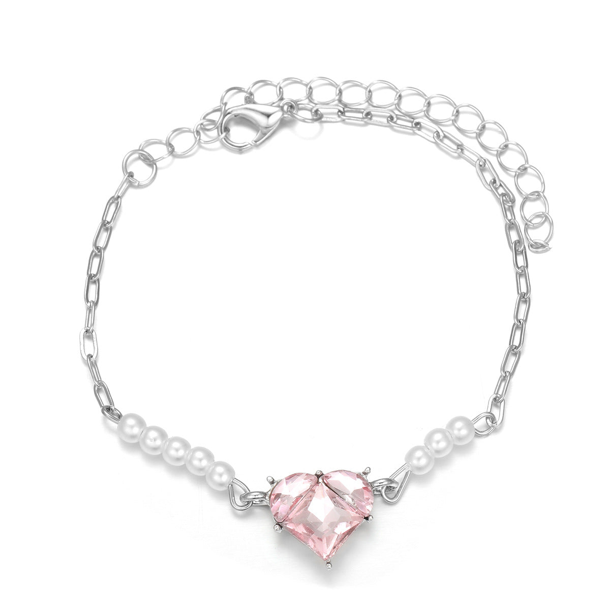 Pulsera Retro Amor Perla para Mujer