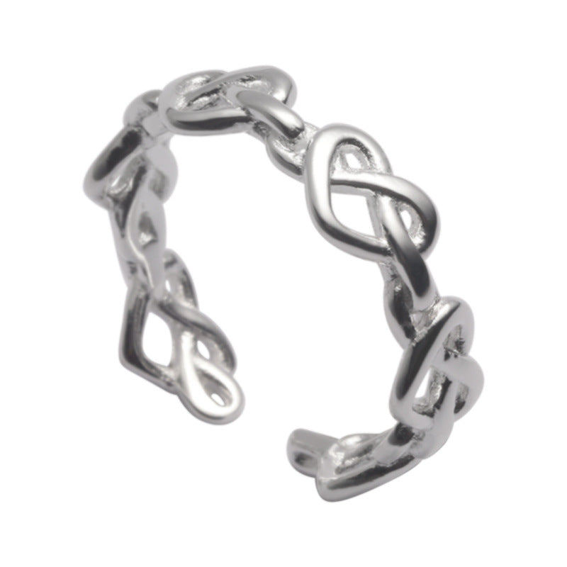 Damen Sterling Silber Mode-Liebesringe