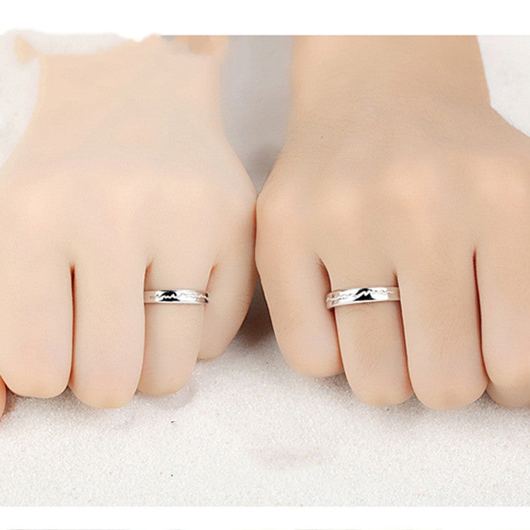 Sterling Silber Schmuck Paar Ring Damen