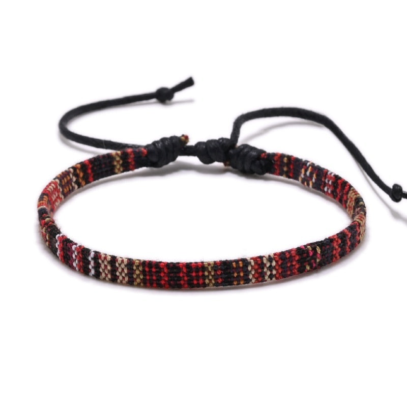 Rainbow Color Ethnic Style Bracelet Anklet Accessories