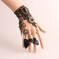Retro Integrated Lace Clock Mechanical Gear Bracelet