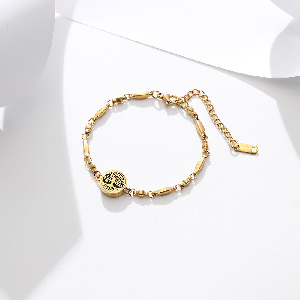 Aromatherapie-Armband hohler Glücksbaum Yoga