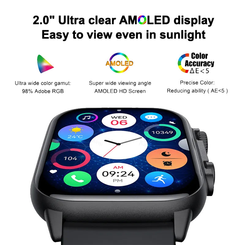Multifunktionale Bluetooth-Anruf-Smartwatch