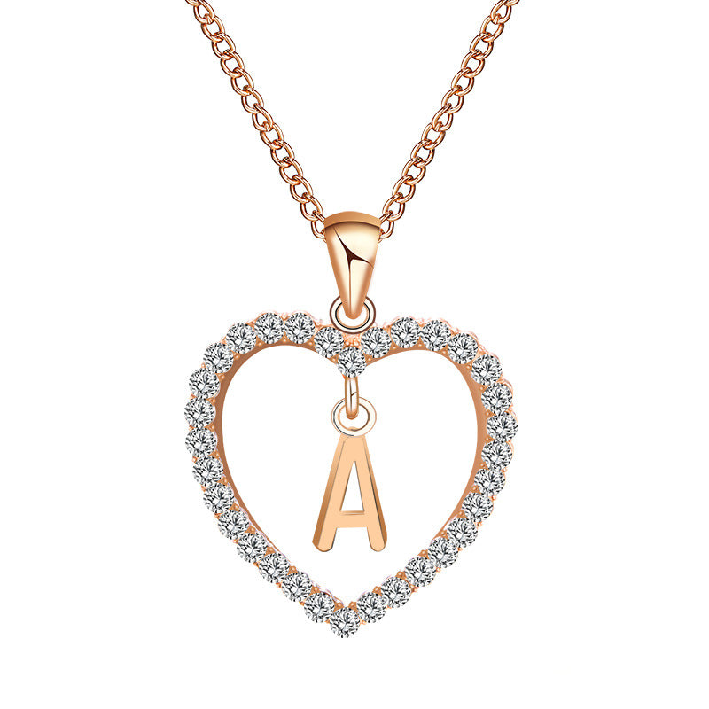 Romantic Love Pendant Necklace For Girls