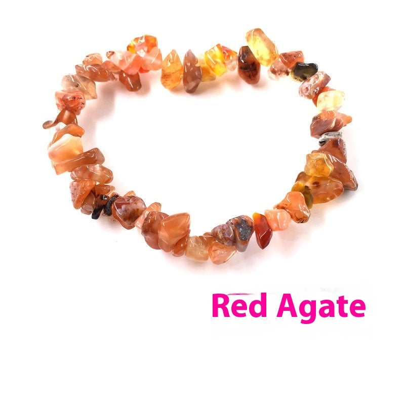 Pulsera de grava para mujer con personalidad y diseño irregular de moda