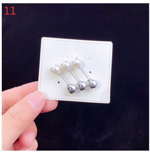 Broche, imperdible, peto, abertura en la cintura, broche de perlas, ropa fija