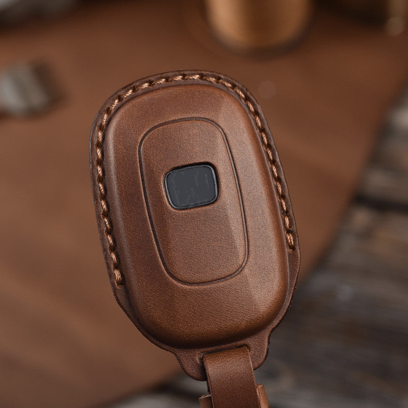Moda Simple Llavero de Cuero para Coche