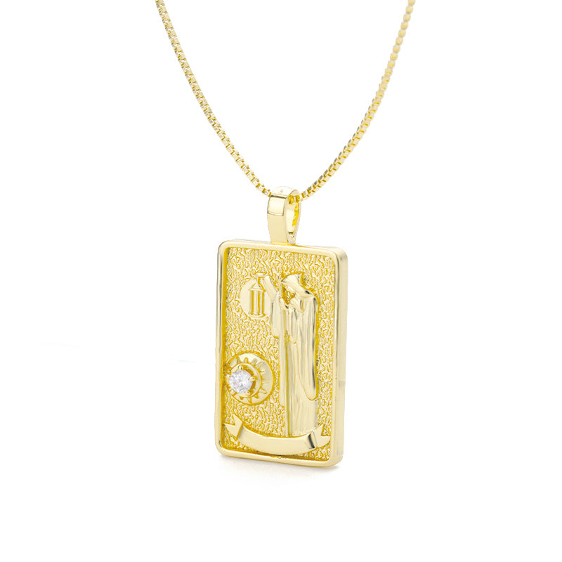 European And American Cross-border New Nordic Tarot Pendant