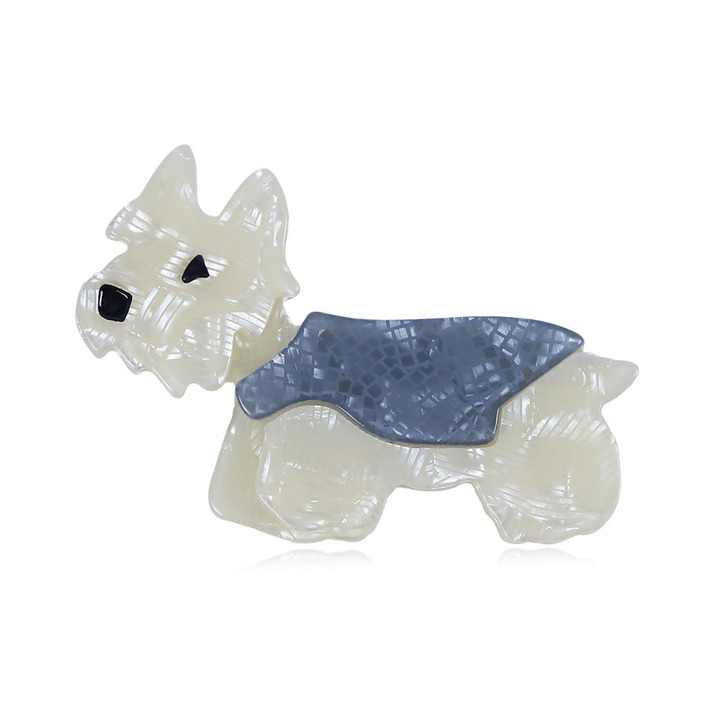 Acrylic Animal Brooch Dog Cartoon