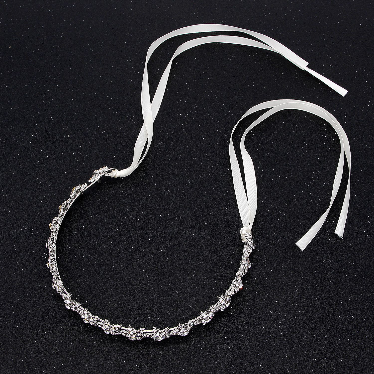 Diadema de novia, accesorios de boda de aleación, joyería para vestido de novia