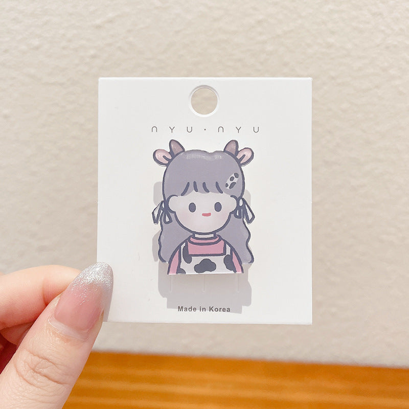 Women's Fashionable Simple And Cute Cartoon Brooch