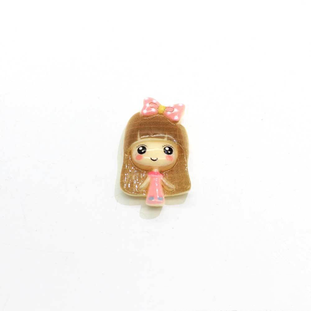 Bonito parche de resina de princesa de dibujos animados para niña, para hacer diademas y horquillas, accesorios, material decorativo para la funda del teléfono
