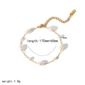 Pearl Tassel Starry All-match Clavicle Stainless Steel Bracelet