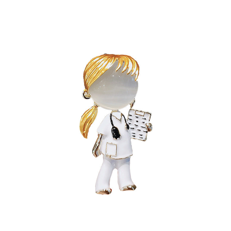 Broche de enfermera y médico