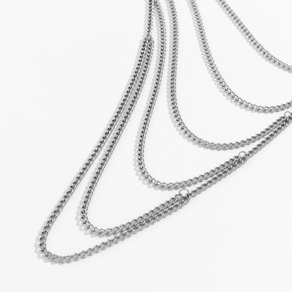 Collar de aleación con gotas sencillas de joyería y diamantes