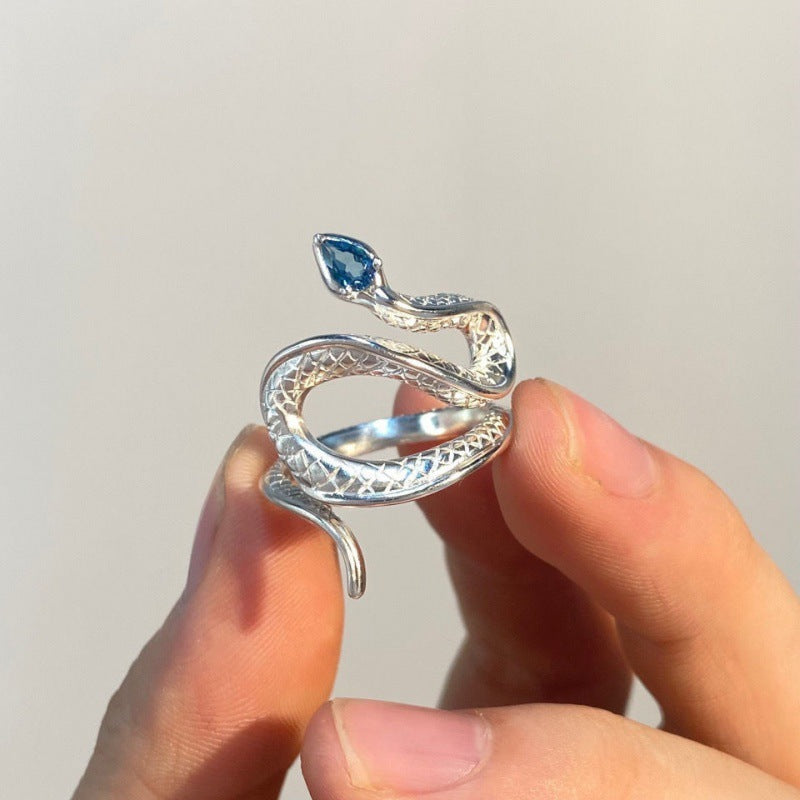 Damen Schlangenring Muster Hellseherisches Schlangen-Design Ringe