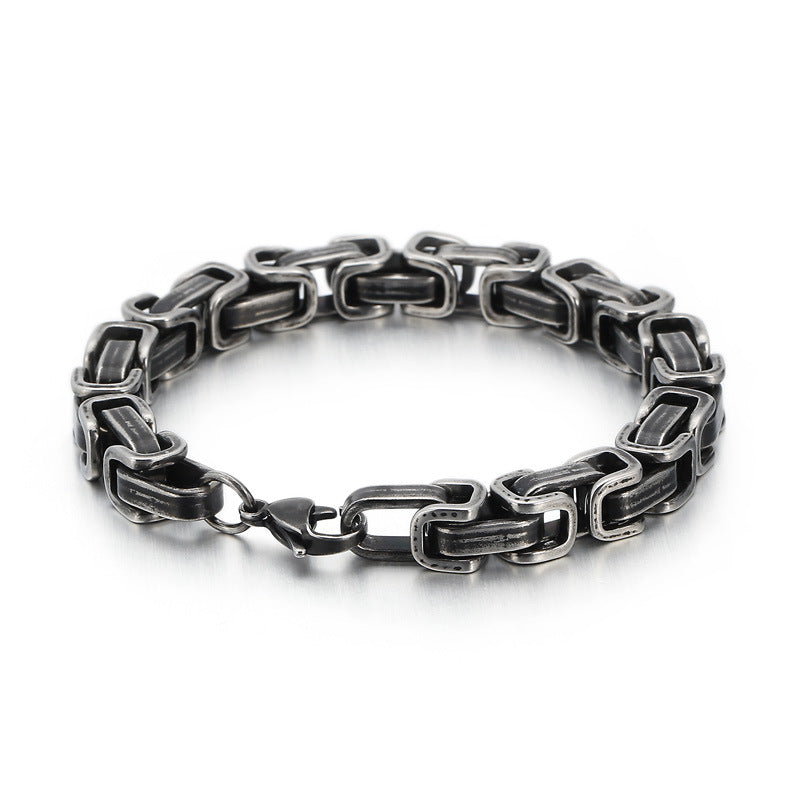 Casual All-match Stainless Steel Bracelet Personality
